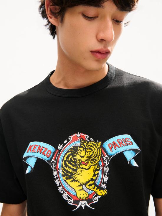 26FW 겐조 반팔 티셔츠 FG65TS2984SG 99J Nero - KENZO
