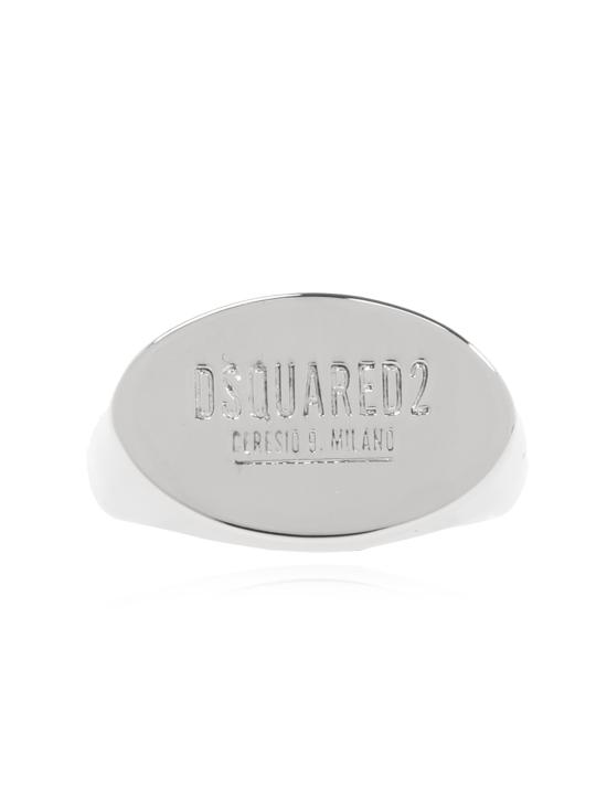  디스퀘어드2 반지 Dsquared2 D2 Tag Ceresio 9 로고 링 - DSQUARED2