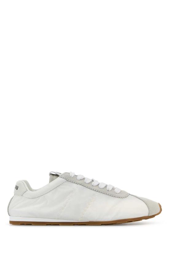26FW 미우미우 플룸 블리치 스니커즈 5E114EFD005D7C F0009 White