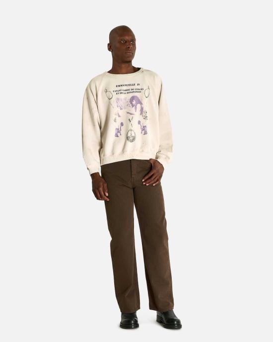  앙팡리쉬데프리메 긴팔 티셔츠 Enfants Riches는 Emmanuelle Iv Raglan Crewneck을 비난합니다. - ENFANTS RICHES DEPRIMES