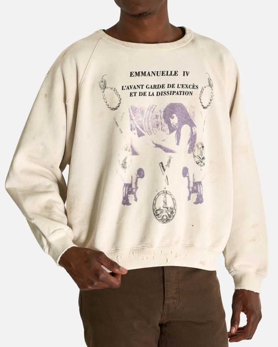  앙팡리쉬데프리메 긴팔 티셔츠 Enfants Riches는 Emmanuelle Iv Raglan Crewneck을 비난합니다. - ENFANTS RICHES DEPRIMES