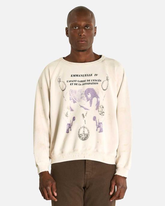  앙팡리쉬데프리메 긴팔 티셔츠 Enfants Riches는 Emmanuelle Iv Raglan Crewneck을 비난합니다.