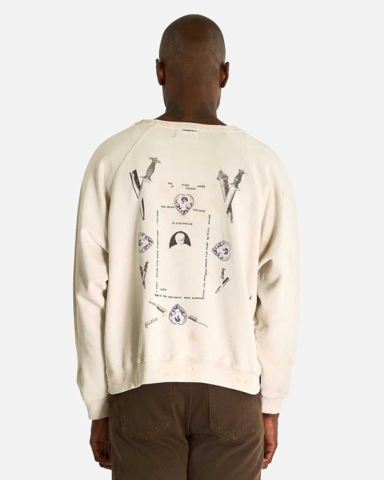  앙팡리쉬데프리메 긴팔 티셔츠 Enfants Riches는 Emmanuelle Iv Raglan Crewneck을 비난합니다. - ENFANTS RICHES DEPRIMES