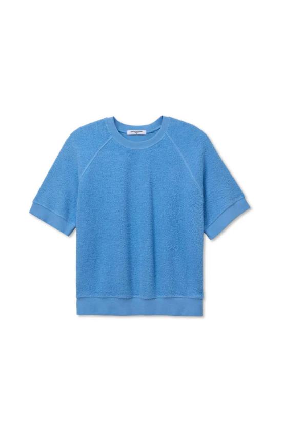  퍼펙트 화이트 티 스웨터 케네디 크루 반팔 스웨트셔츠 - PERFECT WHITE TEE