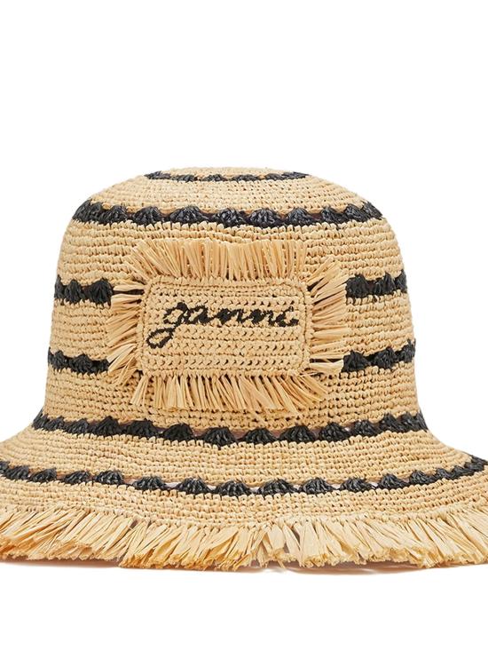 26FW 가니 버킷햇 B3020217 999 Beige - GANNI