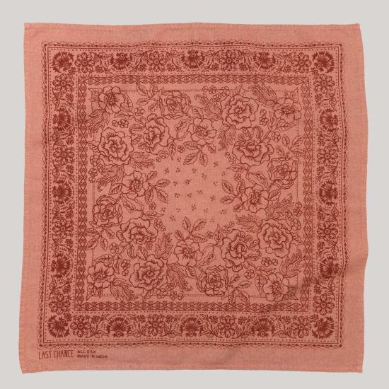  라스트 찬스 텍스타일스 머플러/스카프 라스트 찬스 텍스타일 염색 실크 반다나 - LAST CHANCE TEXTILES