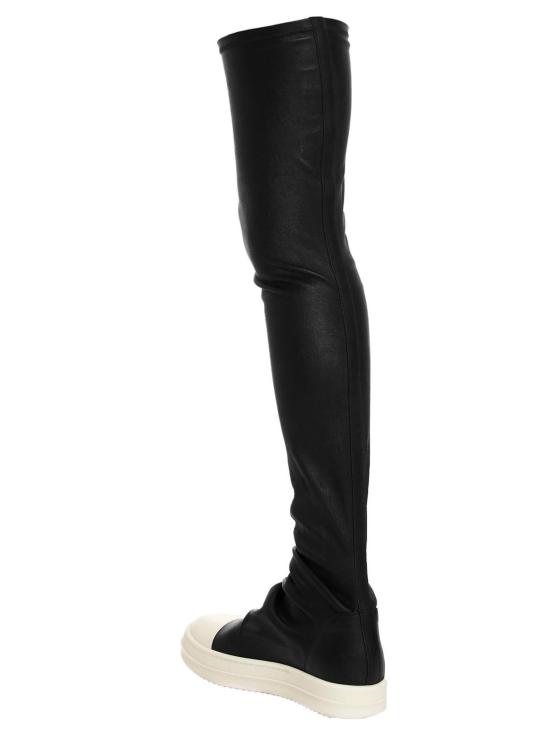  릭 오웬스 부츠 투톤 코튼 오버니 - RICK OWENS