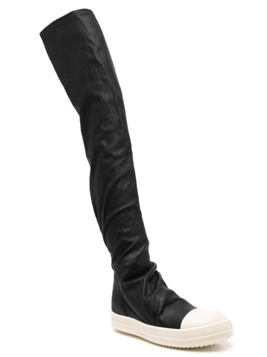  릭 오웬스 부츠 투톤 코튼 오버니 - RICK OWENS