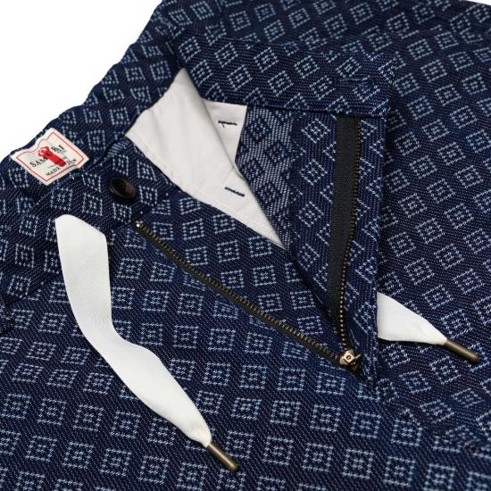  사무라이 진스 숏팬츠 Samurai Jeans Ez 인디고 사시코 반바지 인디고 - SAMURAI JEANS