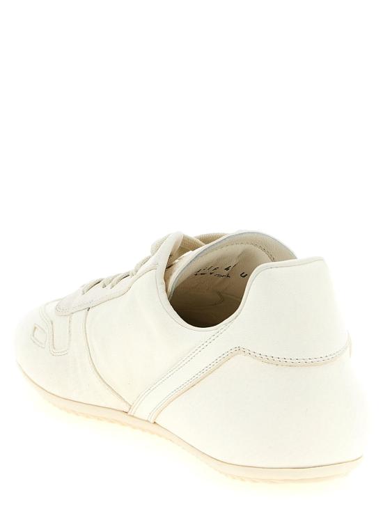 릭 오웬스 스니커즈 램 레더 로우탑  화이트 - RICK OWENS