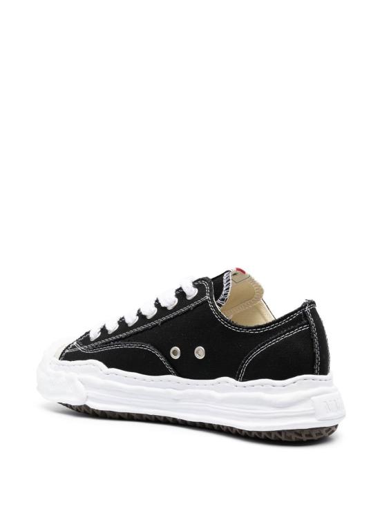 26FW 메종 미하라 야스히로 행크 OG 솔 캔버스 로우탑 A05FW702 BLACK - MAISON MIHARA YASUHIRO