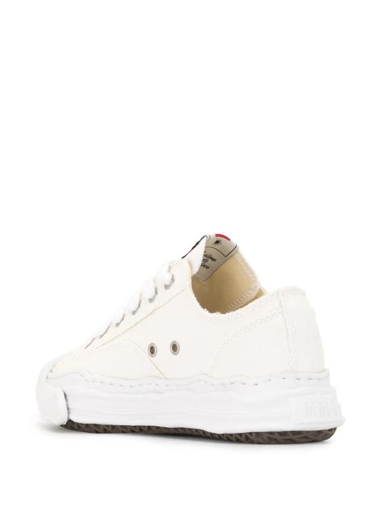 26FW 메종 미하라 야스히로 행크 OG 솔 캔버스 로우탑 A05FW702 WHITE - MAISON MIHARA YASUHIRO