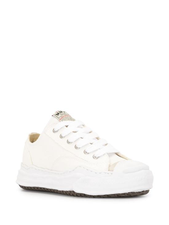26FW 메종 미하라 야스히로 행크 OG 솔 캔버스 로우탑 A05FW702 WHITE - MAISON MIHARA YASUHIRO