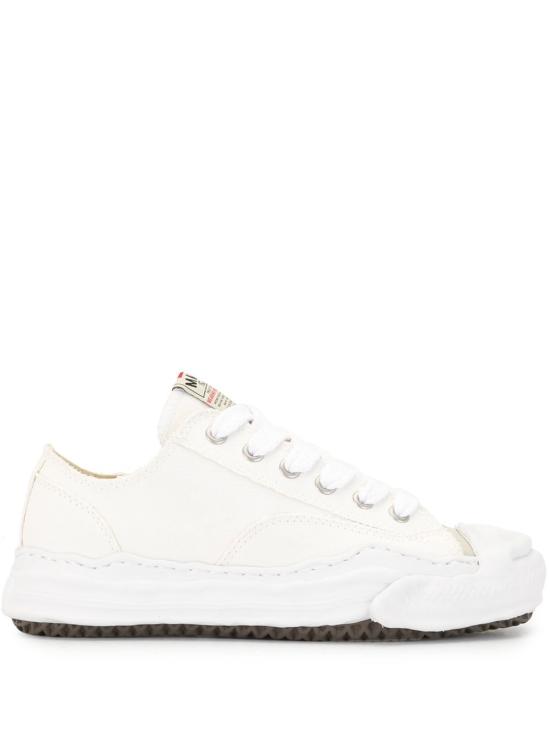 26FW 메종 미하라 야스히로 행크 OG 솔 캔버스 로우탑 A05FW702 WHITE