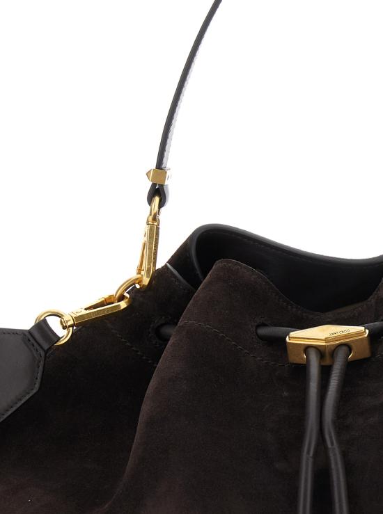 26FW 지미추 숄더백 BONBONBCKTEWSUECOFFEEGOLD Brown - JIMMY CHOO