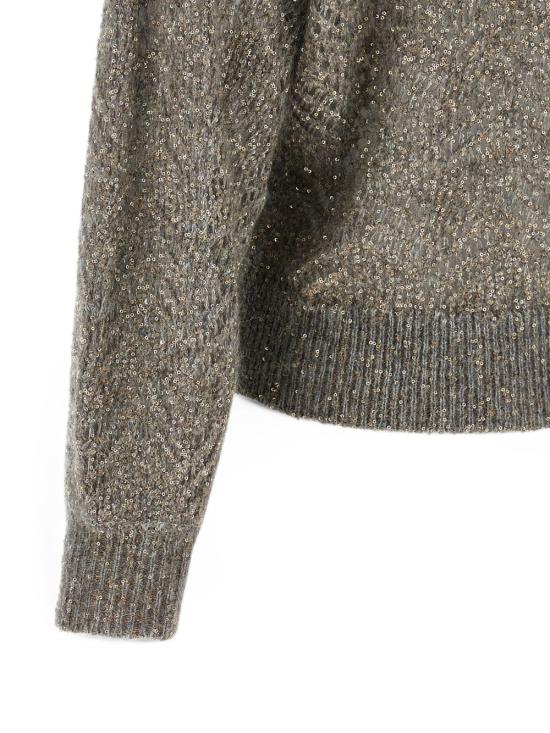 26FW 브루넬로 쿠치넬리 터틀넥 MRG562504 CQC50 GREY - BRUNELLO CUCINELLI