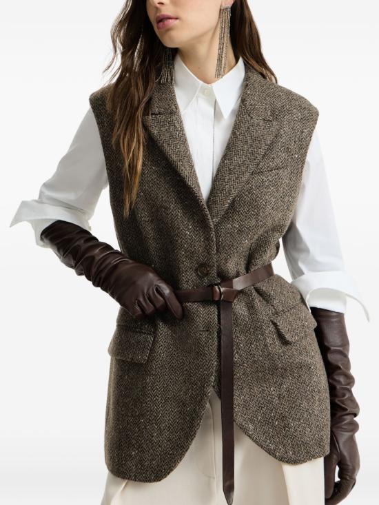 26FW 브루넬로 쿠치넬리 터틀넥 MG5667253 C004 BROWN - BRUNELLO CUCINELLI