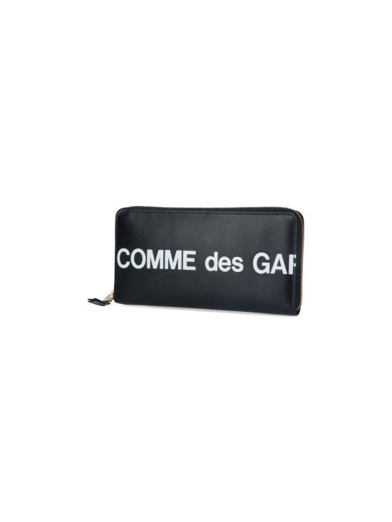 26FW 꼼데가르송 휴즈 로고 레터링 지퍼 SA0110HL BLACK - COMME DES GARCONS