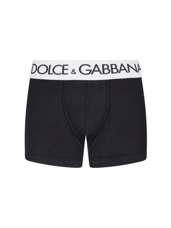 26FW 돌체앤가바나 로고 밴드 드로즈 M4B97J ONN97 N0000 Black