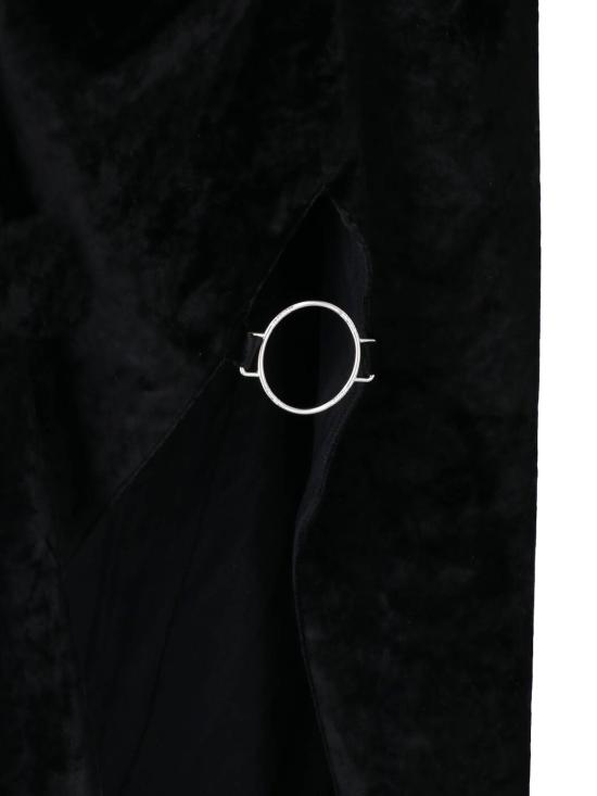  돈답 미디 원피스 DA572 VS0040D XXX 999 Black - DONDUP