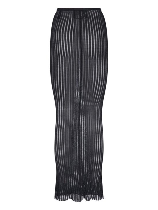  돈답 미디 스커트 G645 M01044D 002 999 Black - DONDUP