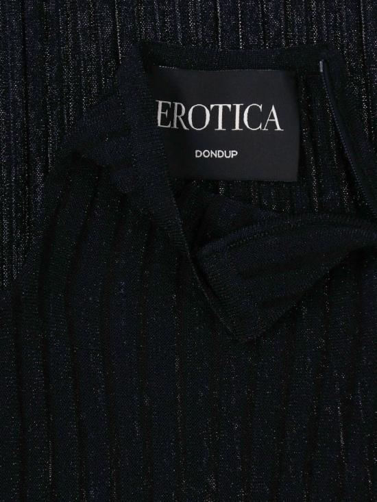  돈답 미디 원피스 DA567 M01044D 002 999 Black - DONDUP