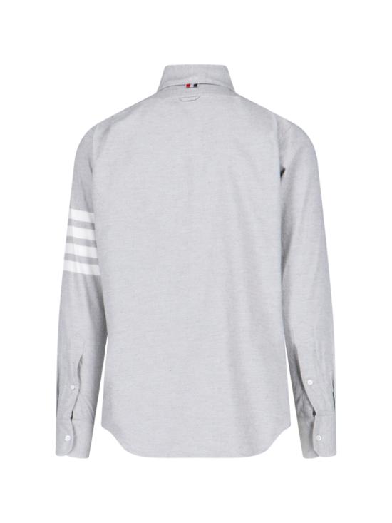 26FW 톰브라운 플란넬 4바 셔츠 MWL272A 05245 035 Grey - THOM BROWNE