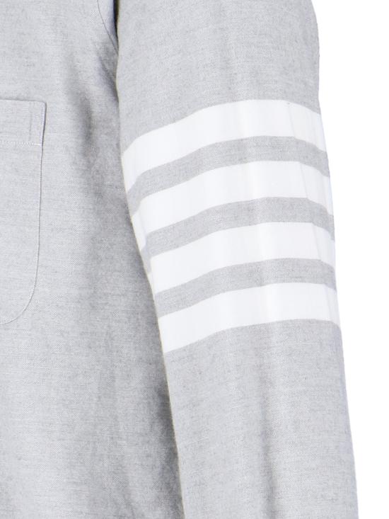 26FW 톰브라운 플란넬 4바 셔츠 MWL272A 05245 035 Grey - THOM BROWNE