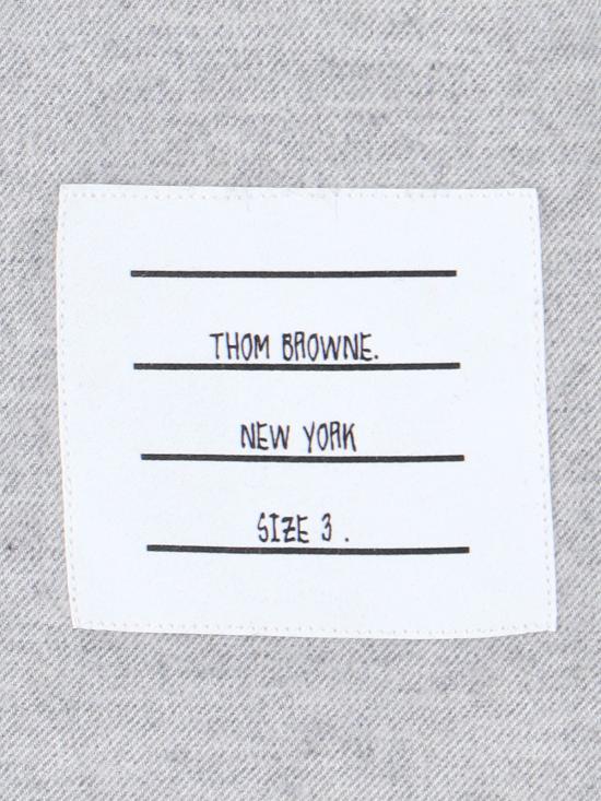 26FW 톰브라운 플란넬 4바 셔츠 MWL272A 05245 035 Grey - THOM BROWNE