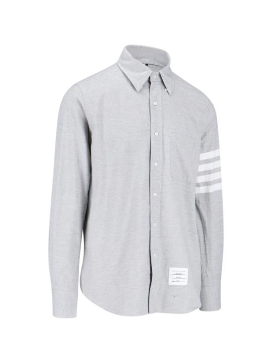 26FW 톰브라운 플란넬 4바 셔츠 MWL272A 05245 035 Grey - THOM BROWNE