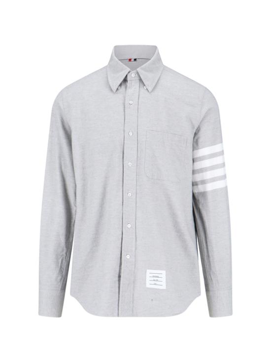 26FW 톰브라운 플란넬 4바 셔츠 MWL272A 05245 035 Grey
