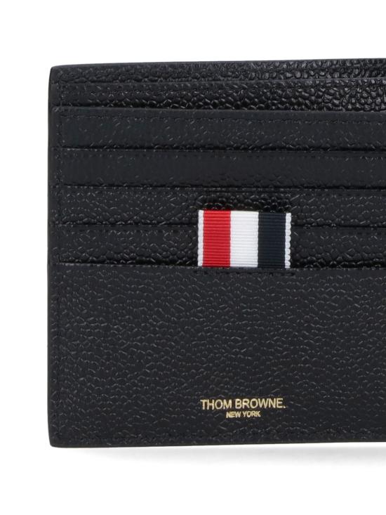 26FW 톰브라운 페블 그레인 레더 빌 폴드 지갑 MAW023A 00198 BLACK - THOM BROWNE