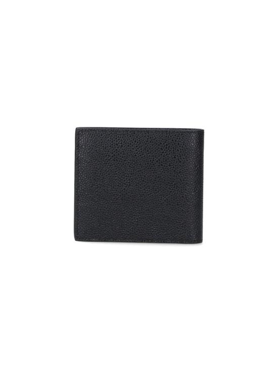 26FW 톰브라운 페블 그레인 레더 빌 폴드 지갑 MAW023A 00198 BLACK - THOM BROWNE