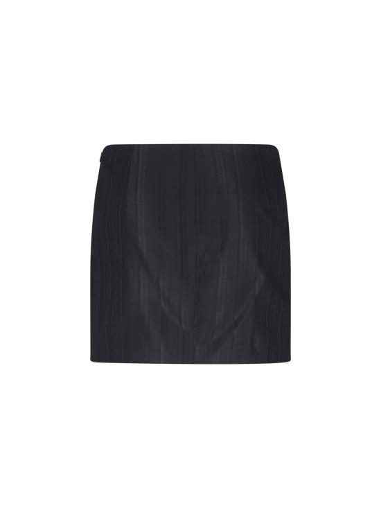  돈답 미디 스커트 G647 EFE166D XXX 999 Black - DONDUP