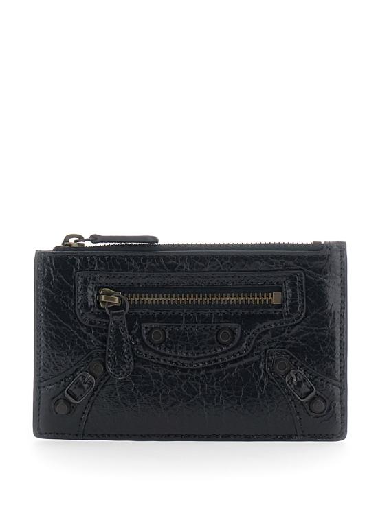 26FW 발렌시아가 르 시티 롱 코인 앤 카드 홀더 8106072ABFY1000 Black