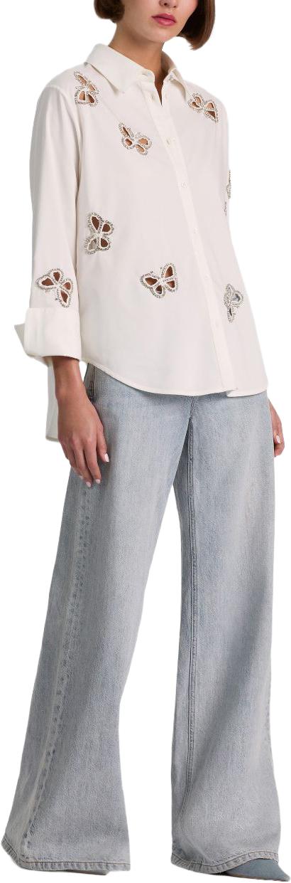 26FW 앨리스 앤 올리비아 블라우스 CC606E15031T267 WHITE - ALICE & OLIVIA