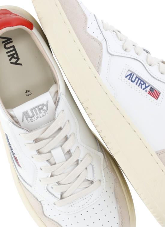 26FW 오트리 메달리스트 로우 스니커즈 AULMLS19WHT PUMPKIN Neutrals - AUTRY