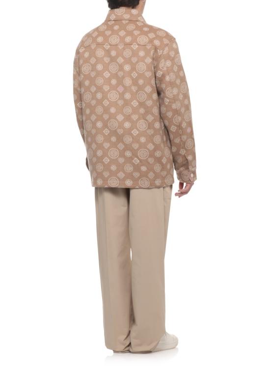 26FW 카사블랑카 자켓 MPF26JK43401MONOGRAM WOOL Neutrals - CASABLANCA