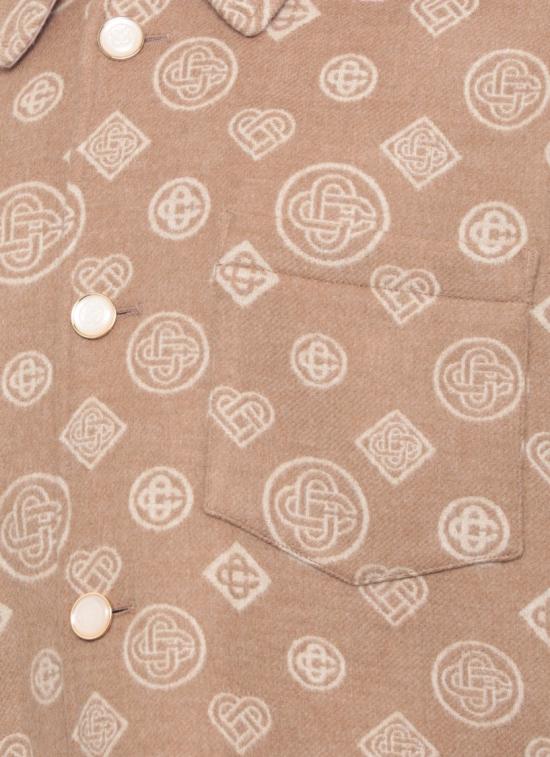 26FW 카사블랑카 자켓 MPF26JK43401MONOGRAM WOOL Neutrals - CASABLANCA