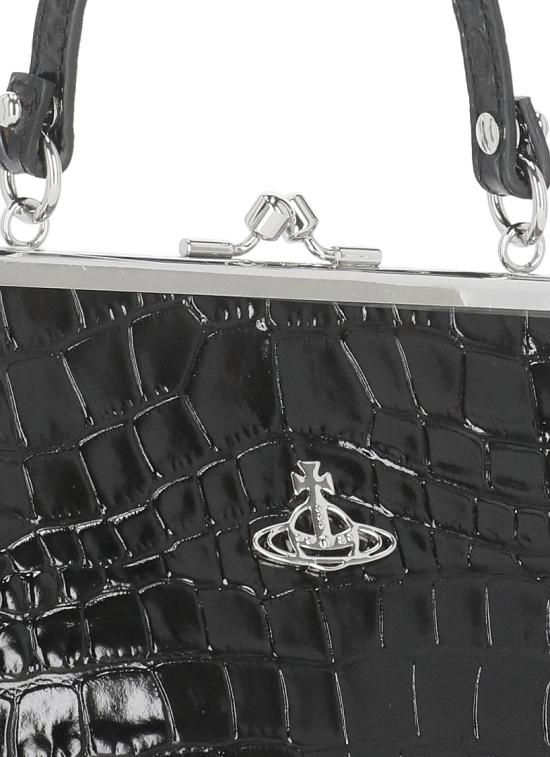 26FW 비비안웨스트우드 그래니 프레임 퍼스 4B010007WL0098N401 Black - VIVIENNE WESTWOOD