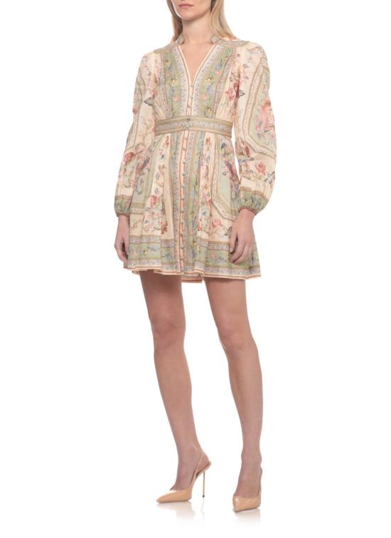 26FW 짐머만 미디 원피스 0932DSS264SATF Neutrals - ZIMMERMANN
