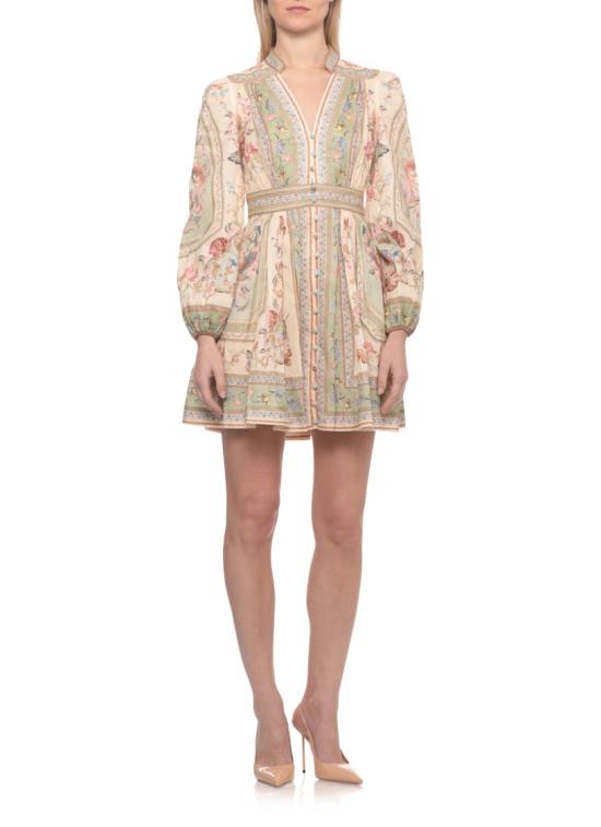 26FW 짐머만 미디 원피스 0932DSS264SATF Neutrals - ZIMMERMANN