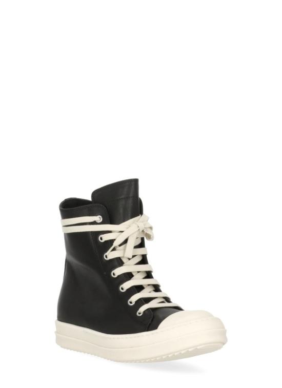 26FW 릭 오웬스 콘코디언 레더 하이탑 스니커즈 RP02F5890LCO911 Black - RICK OWENS