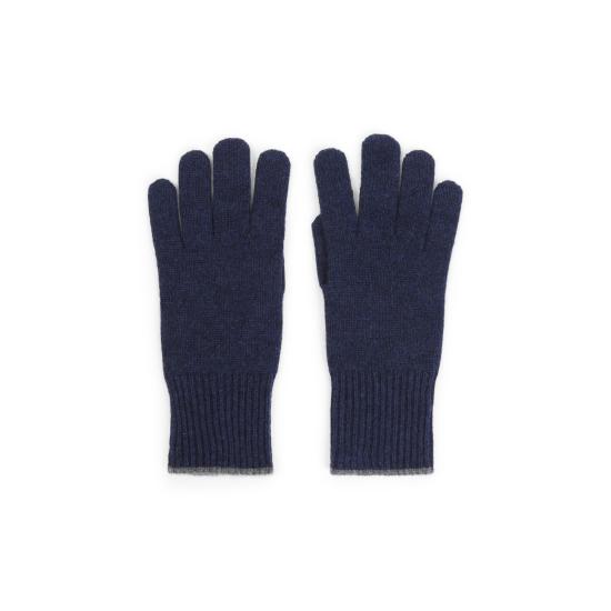 26FW 브루넬로 쿠치넬리 장갑 M2293118 CDJ59 NAVY - BRUNELLO CUCINELLI