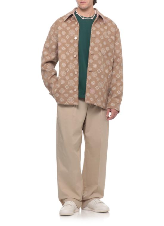26FW 카사블랑카 스트레이트 팬츠 MPF26TR46201POPLIN Neutrals - CASABLANCA