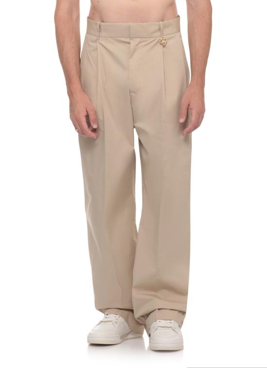 26FW 카사블랑카 스트레이트 팬츠 MPF26TR46201POPLIN Neutrals - CASABLANCA