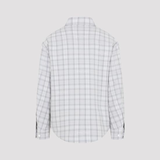26FW 오프화이트 긴팔 셔츠 44MES01FF26F001050 LIGHT GRAY - OFF WHITE