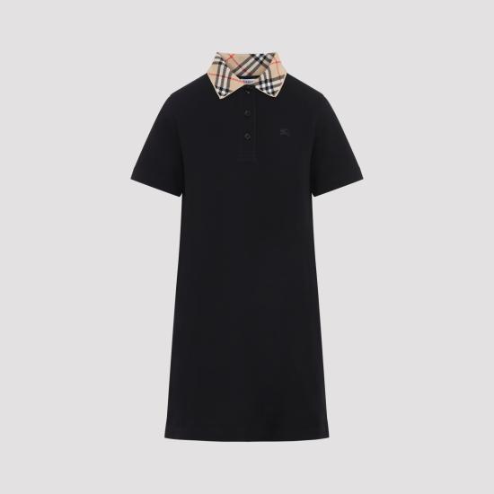 26FW 버버리 미디 원피스 8122091 A1189 BLACK - BURBERRY
