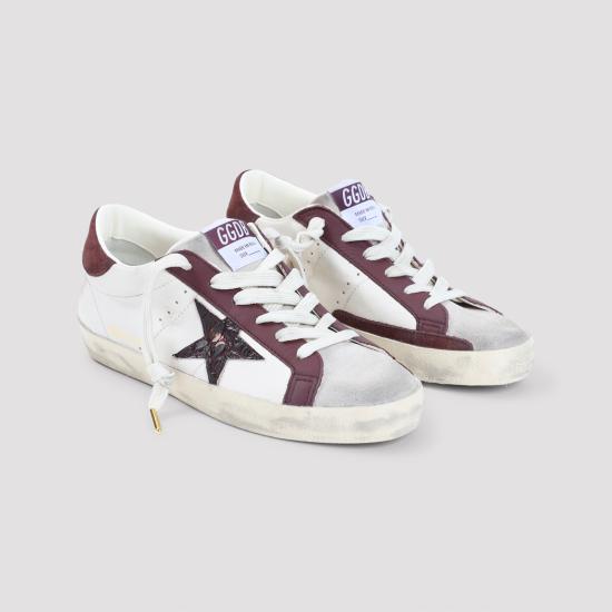 26FW 골든구스 스니커즈 GWF01002 F008761 15993 BUTTER BEIGE BURGUNDY - GOLDEN GOOSE