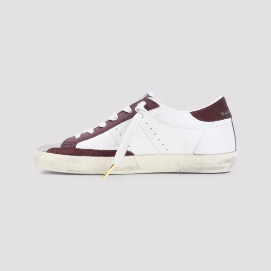 26FW 골든구스 스니커즈 GWF01002 F008761 15993 BUTTER BEIGE BURGUNDY - GOLDEN GOOSE